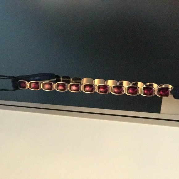 Cross body CELINE bag with purple crystal and gold strap. Bargain !! - Picture 6 of 10